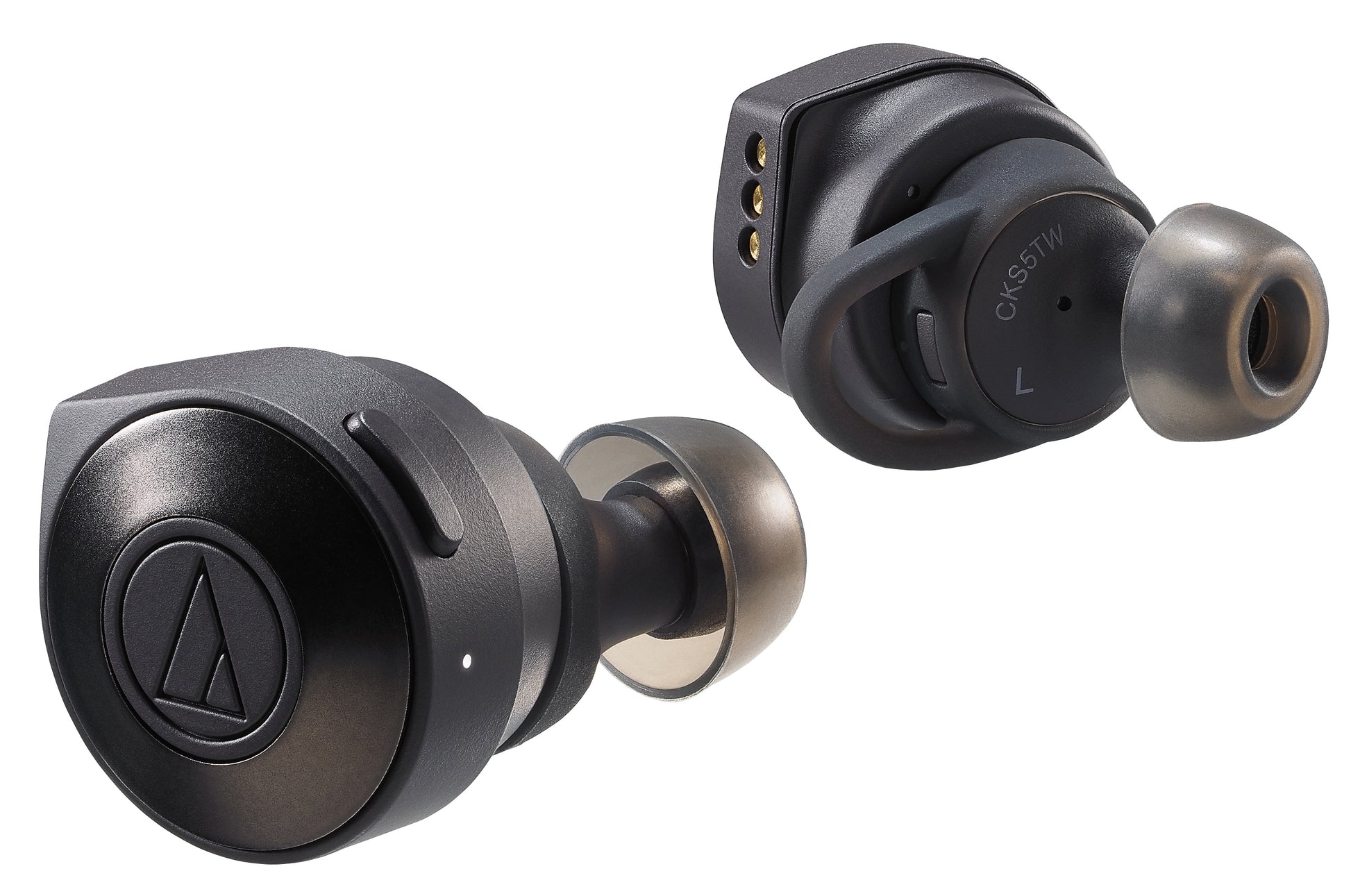Audio-Technica ATH-CKS5TWBK – True Wireless In-Ear Kopfhörer – Bluetooth 5.0, mit Mikrofon, wassergeschützt –