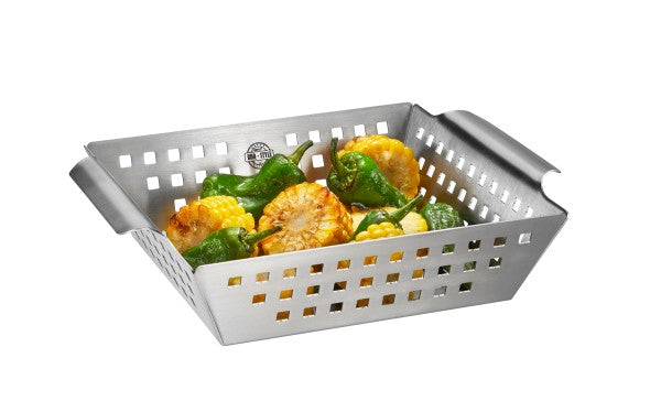 GEFU Grillschale 21,5 × 25 × 5 cm, Edelstahl