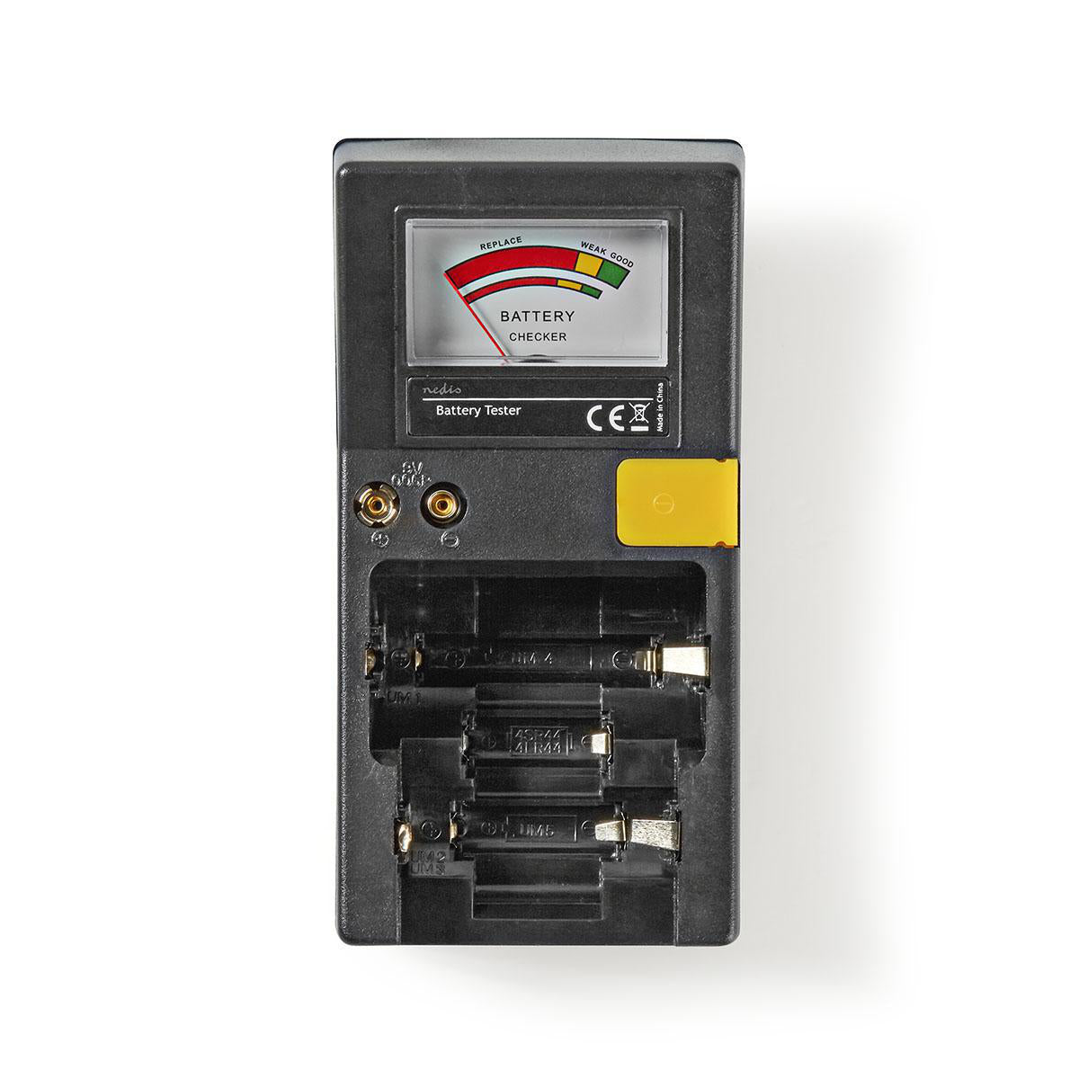 Nedis Batterietester – für AA/AAA/C/D/9 V/Knopfzellen