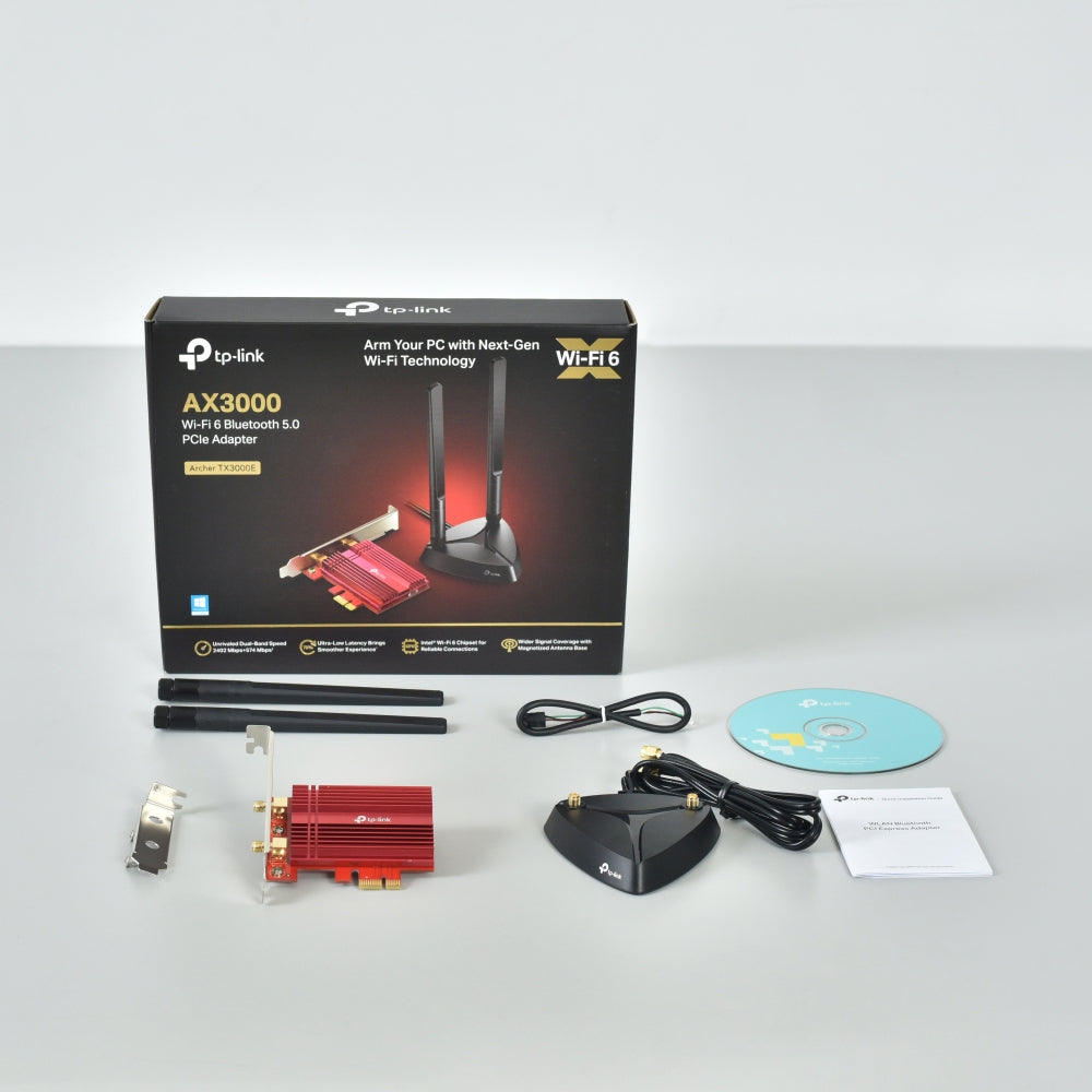 TP-Link AX3000 PCIe-Karte – Wi-Fi 6 (AX3000), Dual-Band (2,4/5 GHz), Bluetooth 5.0, PCI Express