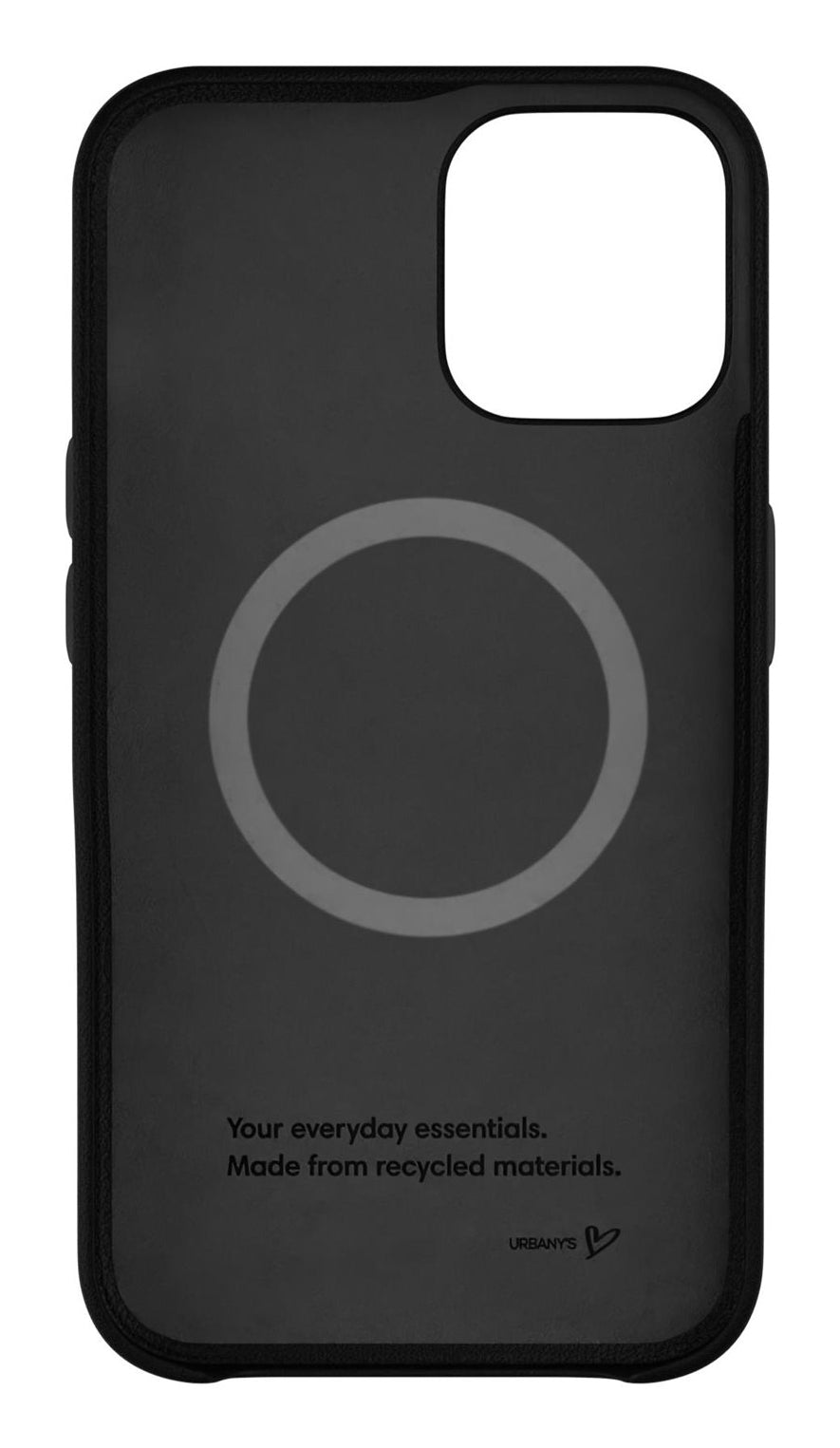 Urbany's Backcover – für Apple iPhone 16 Pro Max, MagSafe, Mikrofaser, schwarz