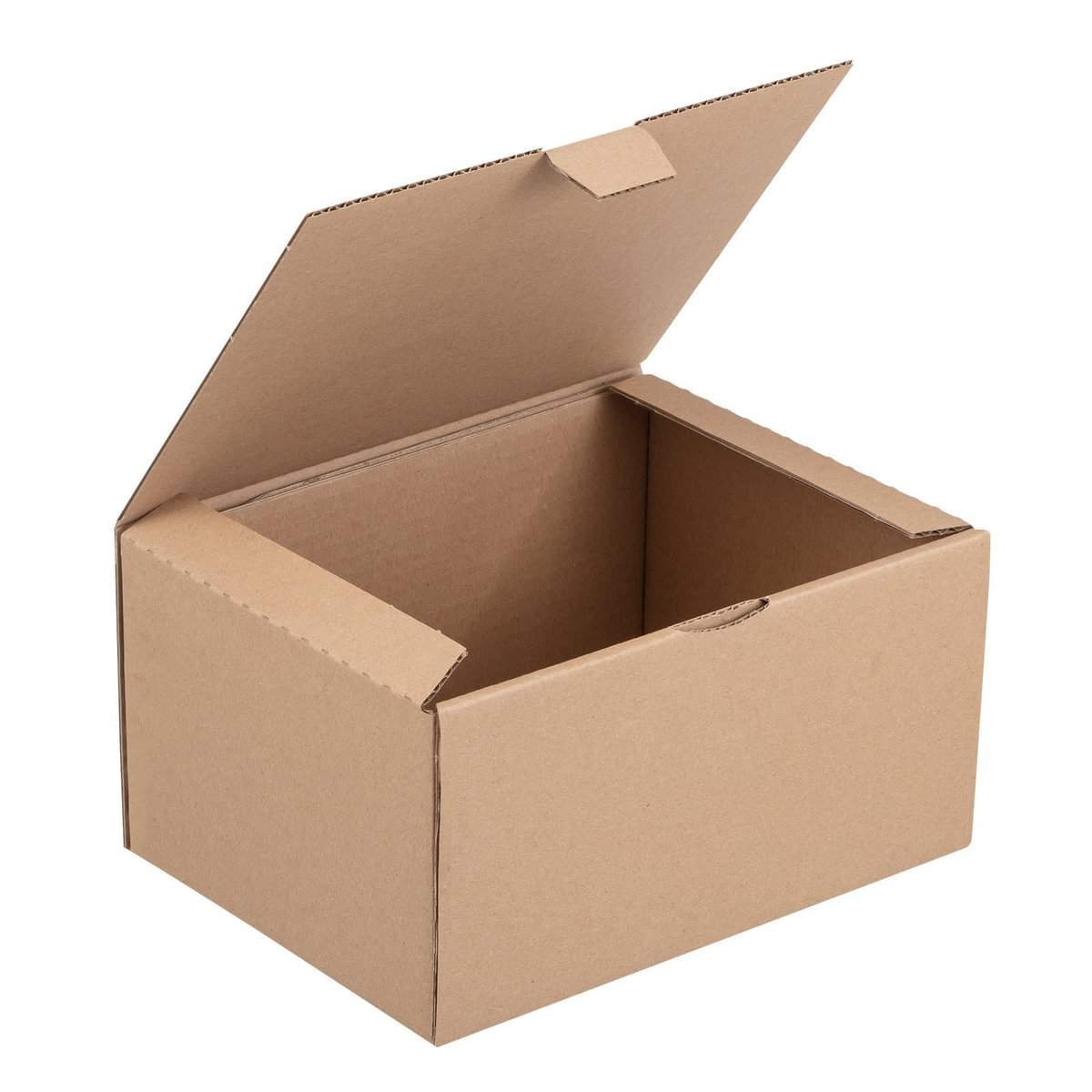 Brieger Versandkarton Economy – für C5 – 232 × 165 × 60 mm, 3,0 mm, braun – 1 Stk.