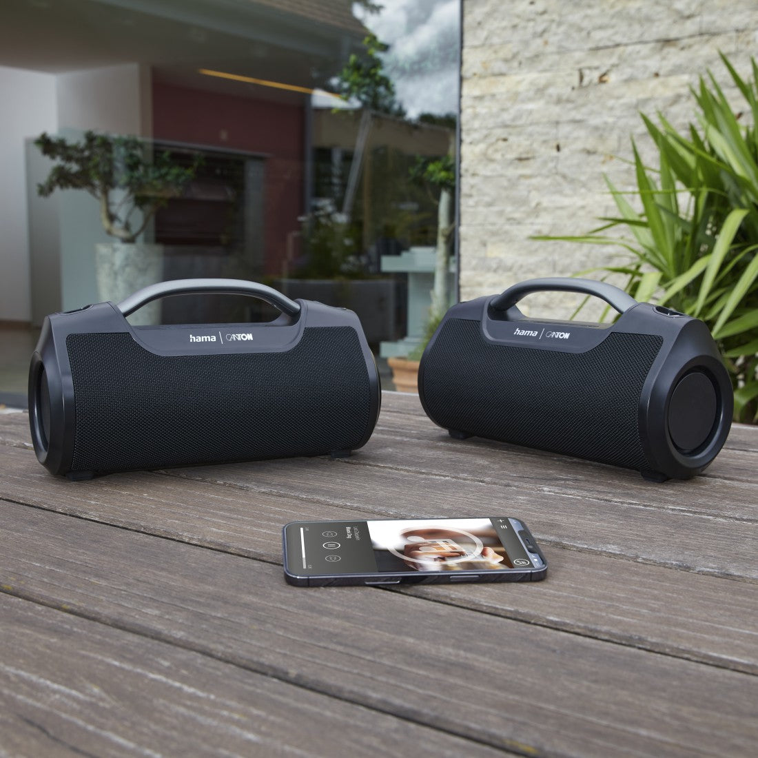 Hama Mate Pro 188219 – Bluetooth-Lautsprecher – IPX6, 12 h Akku, 60 W, Bluetooth 5.0, Schwarz