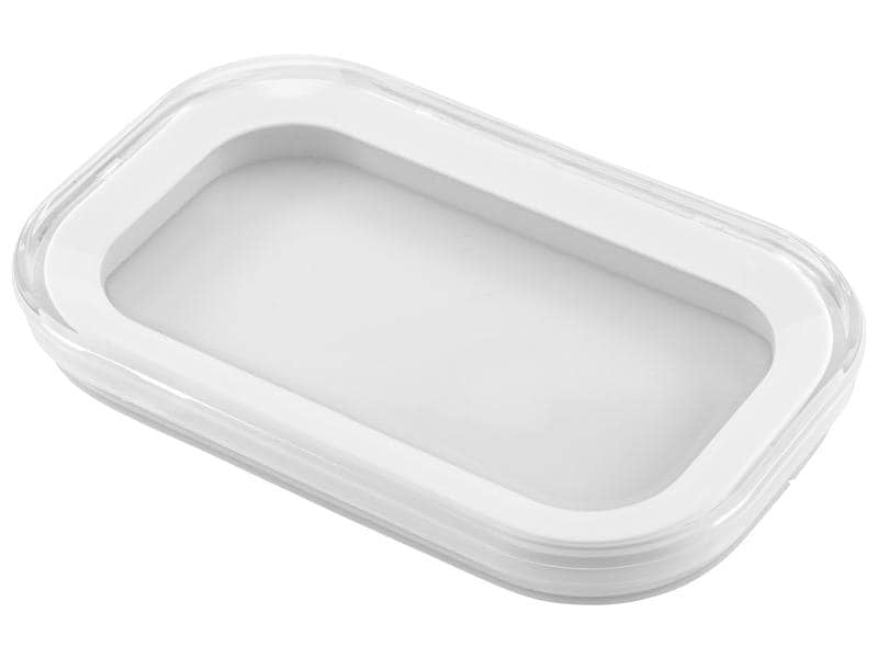 Furber. Furber – 7-teiliges Vorratsdosen-Set 2 l, 1,5 l, 1 l, 470 ml, Kunststoff/Silikon, transparent/weiss