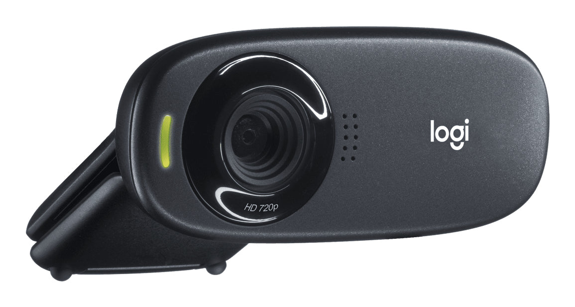 Logitech C310 Webcam – HD 720p, 30 fps, USB 2.0 – Schwarz