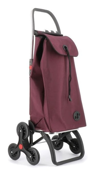 Rolser Stofftasche, Polyester, Bordeaux, 360×630×190 mm, mit 6 Rädern