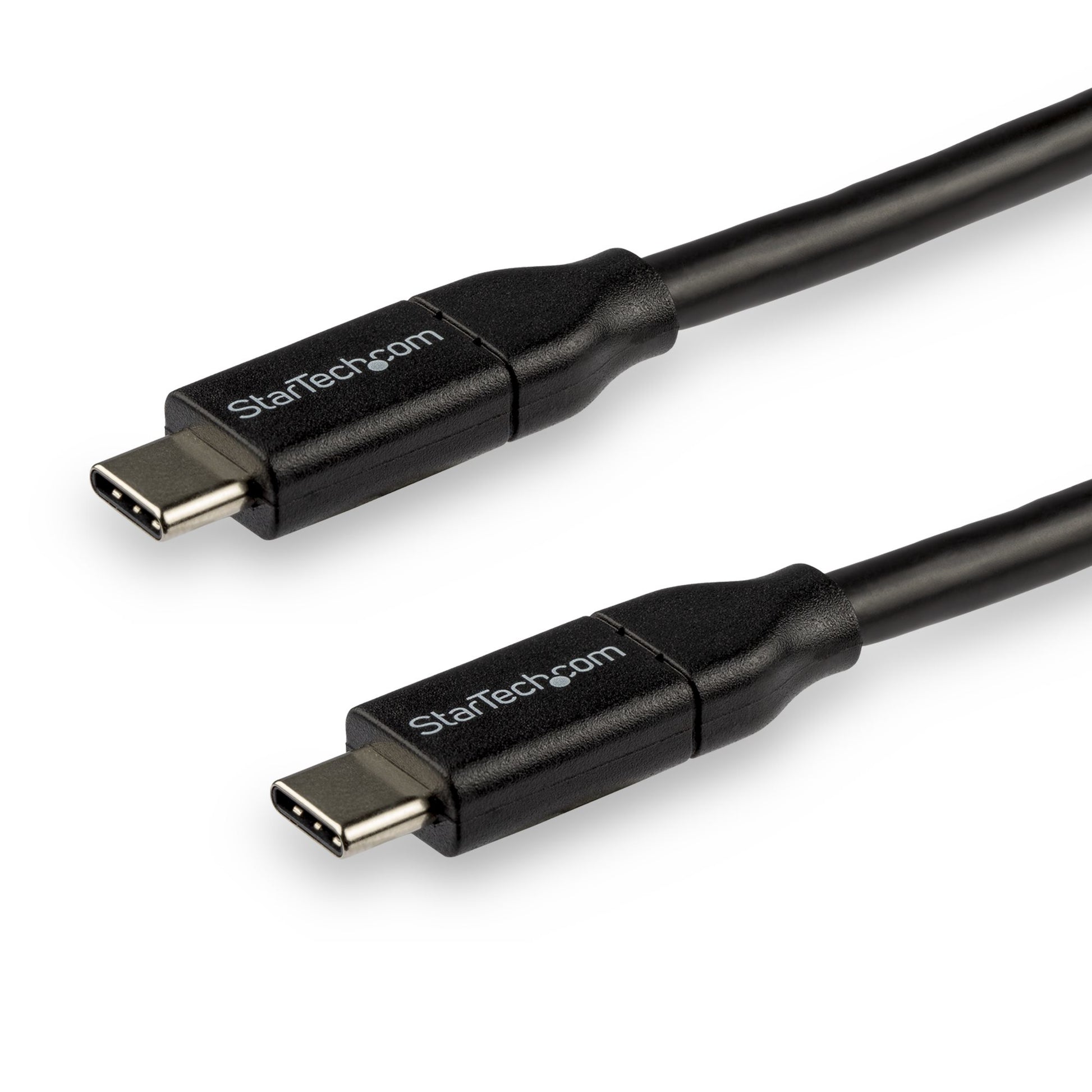 StarTech.com USB-C auf USB-C Kabel – USB 2.0 (480 Mbit/s) – 3 m – PD 100 W – USB-IF zertifiziert – Schwarz