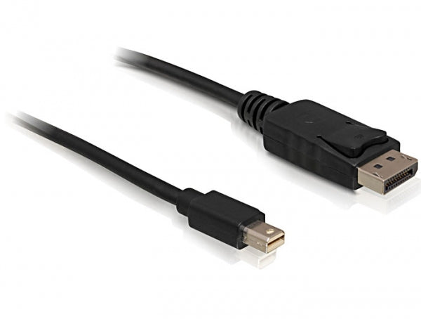 DeLOCK Mini-DisplayPort auf DisplayPort Kabel DP 1.2 4K 60 Hz – 1 m