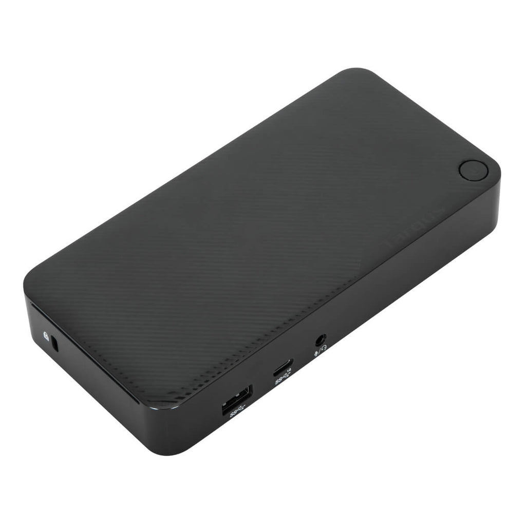 Targus 315EUZ Dockingstation – USB-A, 2× DP, 3× USB-A, 1× USB-C, 65 W PD, 3,5 mm Audio