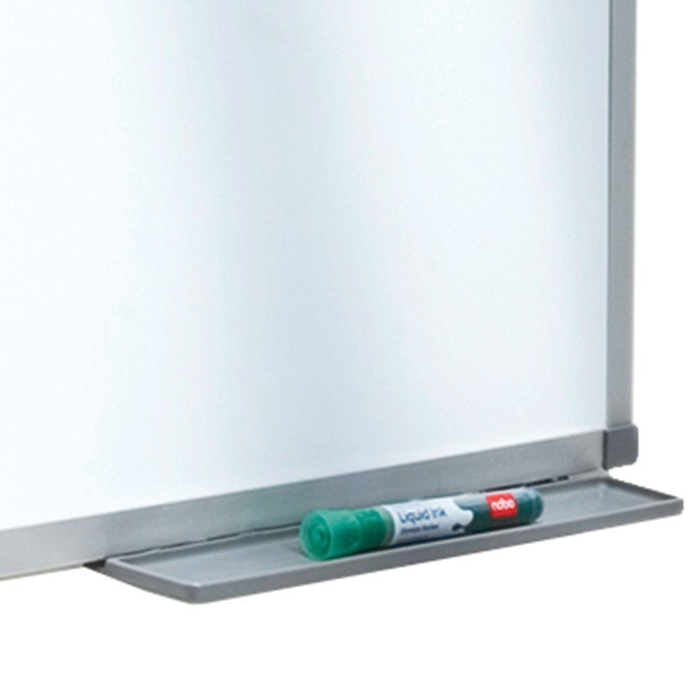 Nobo Whiteboard – 240 × 120 cm, lackierter Stahl, Aluminiumrahmen, inkl. Stiftablage