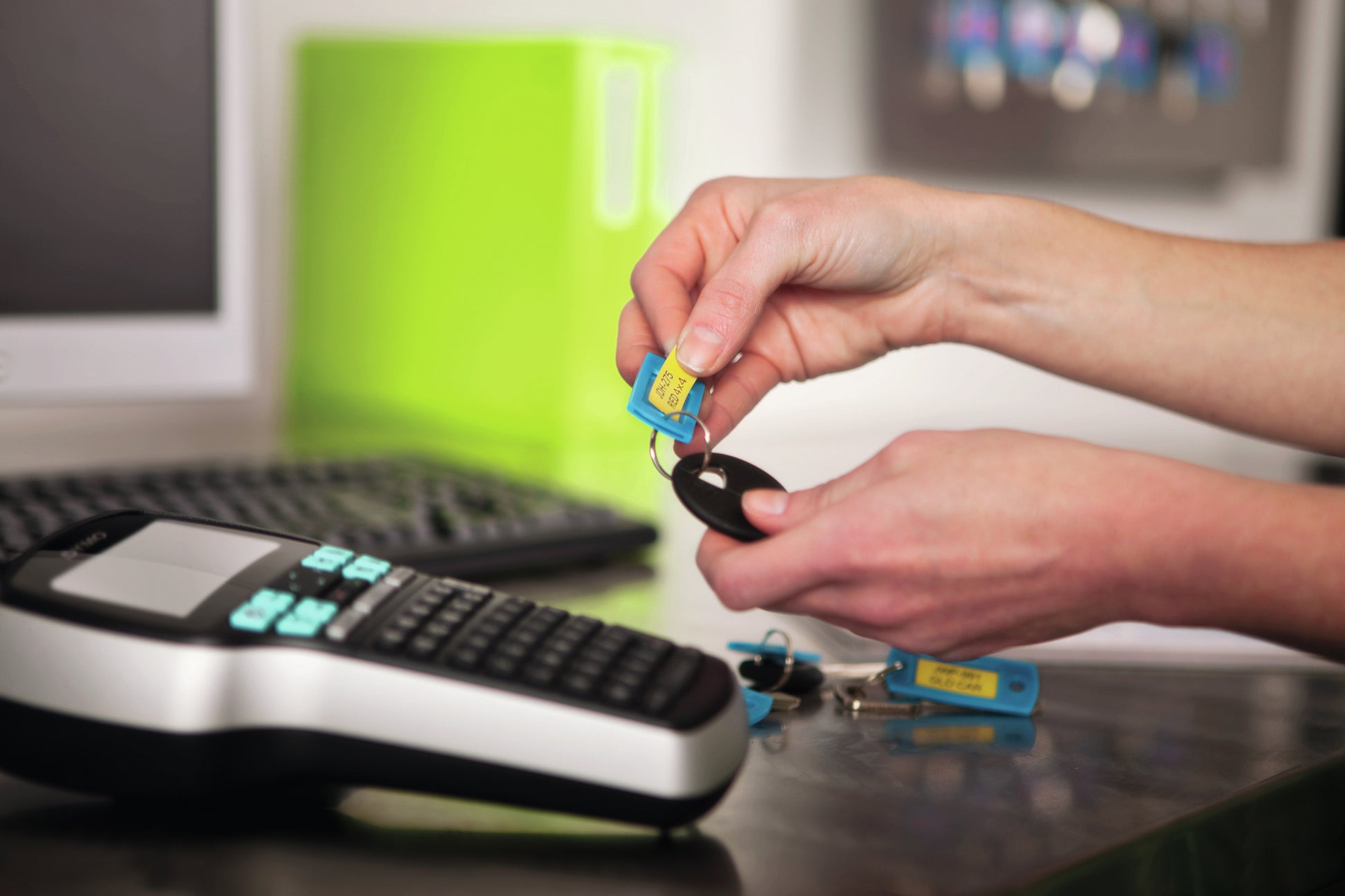 DYMO LabelManager 420P – Beschriftungsgerät für D1-Bänder 6–19 mm, USB, Lithium-Ionen-Akku