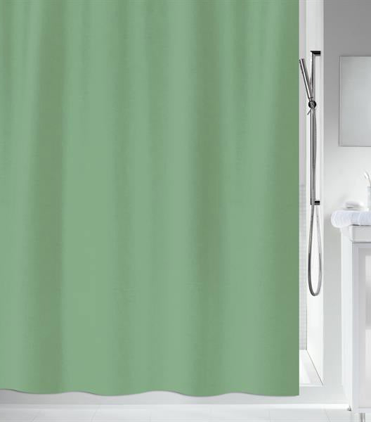 Spirella PRIMO Duschvorhang – 180 × 200 cm – Grün – Polyester