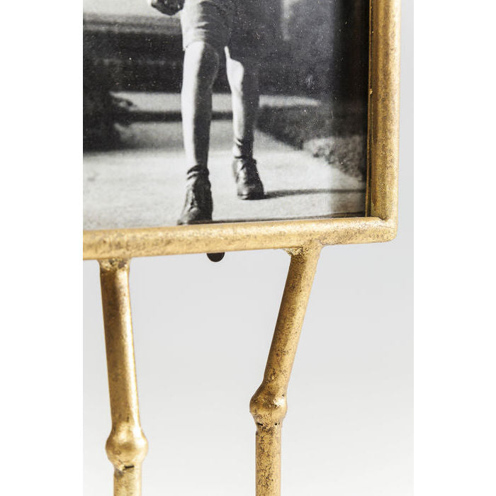 KARE Design Bilderrahmen – für 13 × 18 cm – Glas & MDF & Stahl, Gold