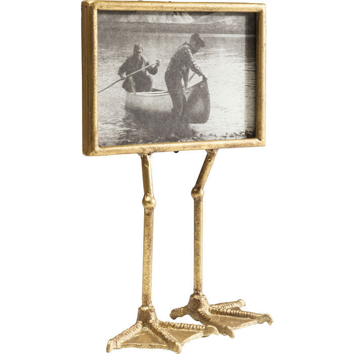 KARE Design Bilderrahmen – für 13 × 18 cm – Glas & MDF & Stahl, Gold
