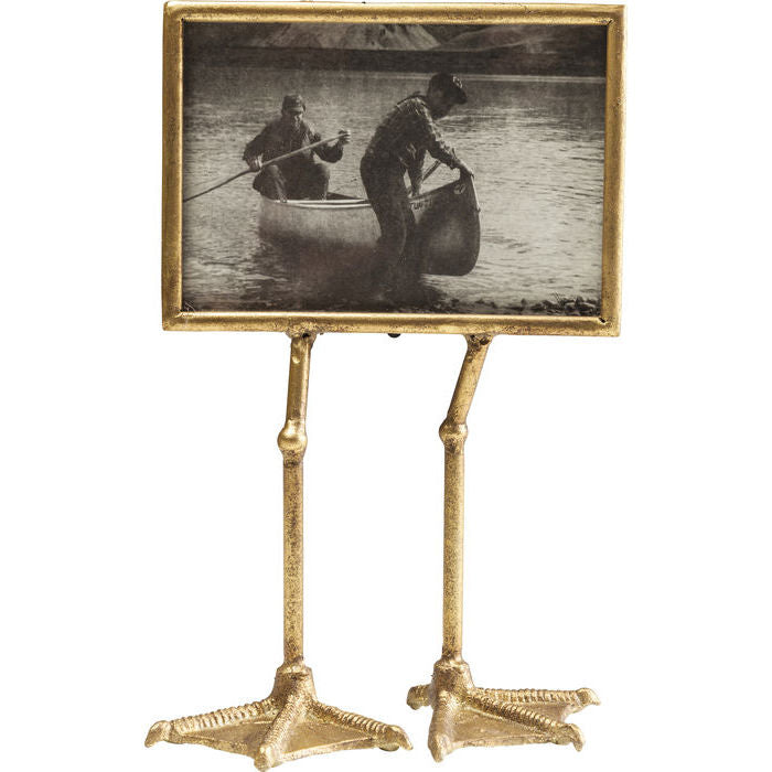 KARE Design Bilderrahmen – für 13 × 18 cm – Glas & MDF & Stahl, Gold
