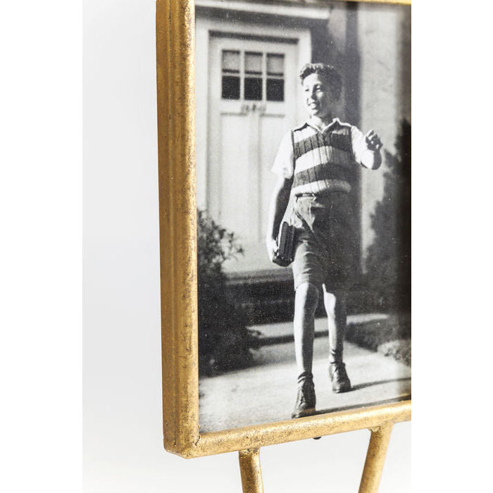 KARE Design Bilderrahmen – für 13 × 18 cm – Glas & MDF & Metall, Gold