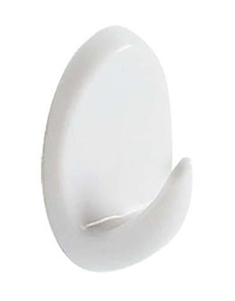 Spirella Liliput Klebehaken – ABS, 1 kg, Klebestreifen, 3,5×2,4 cm, Weiss, 3er-Set