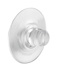 Spirella Saughaken – PVC/Edelstahl, 1 kg, Ø2,3 cm, Transparent, 6er-Set