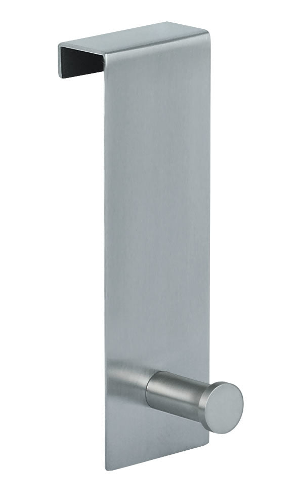 Spirella Türhaken Punt – Edelstahl gebürstet, 13,5×4,5×1,9 cm