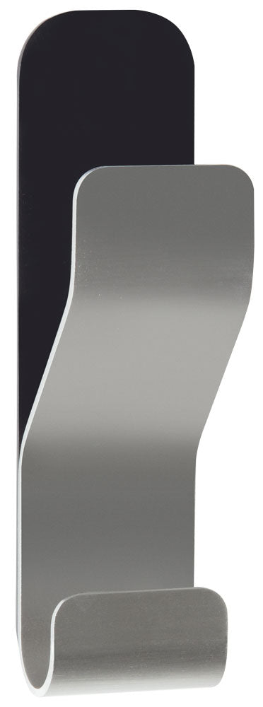 Spirella Klebehaken Anobile – 3×11 cm, Edelstahl, 1 kg, Klebestreifen