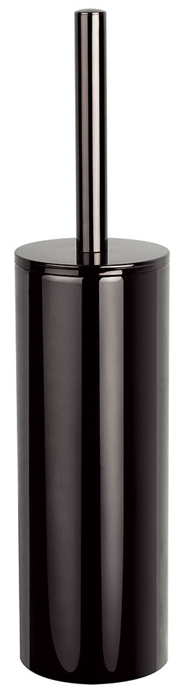 Spirella Toilettenbürste Nyo – 40 cm, Edelstahl, Schwarz