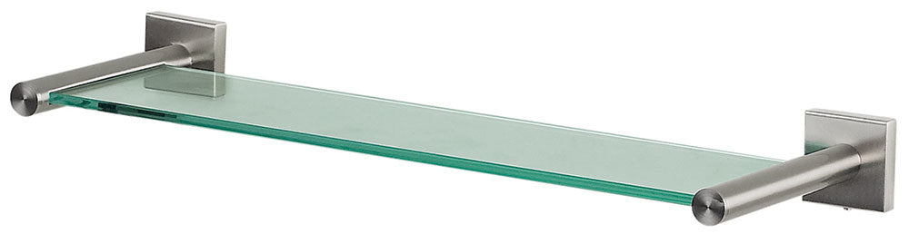 Spirella Seifenhalter NYO-STEEL – Glas/Edelstahl, zum Schrauben, 40 cm, Silber