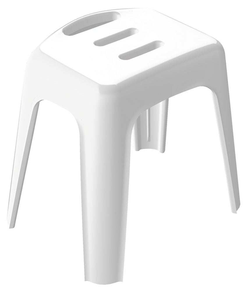 Spirella Stehhocker – Polypropylen – Weiss, bis 130 kg