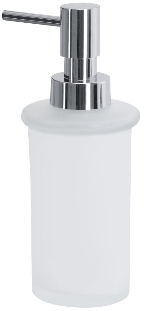 Spirella MILO Seifenspender – Glas, Weiss, 200 ml