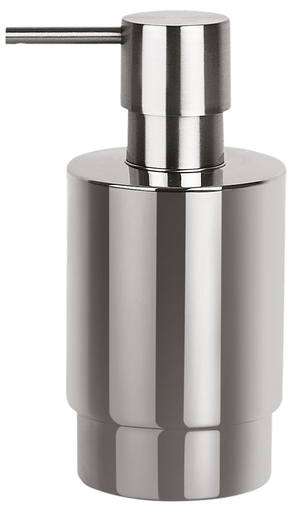 Spirella Seifenspender, manuell, 200 ml, zum Aufstellen, Edelstahl, B 70 × H 65 × T 142 mm