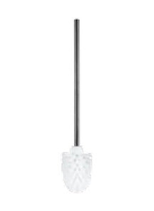 Spirella Ersatzbürstenkopf – Metall, Chrom, Ø 6 cm