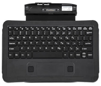 Zebra L10 – Tastatur, UK-Layout (EN), Fullsize (mit Ziffernblock), beleuchtet, mit Touchpad