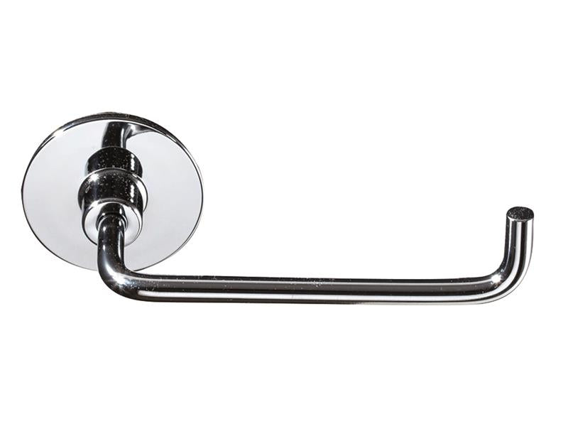 Spirella Toilettenpapierhalter – Edelstahl Chrom, Wandmontiert, Zum Bohren, 14,9 × 5,6 × 5,5 cm