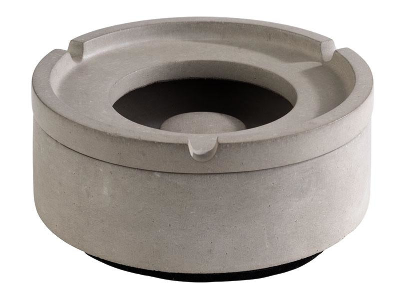 APS-Germany APS Windaschenbecher Element – Ø 10,5 × 5 cm, Beton, Grau