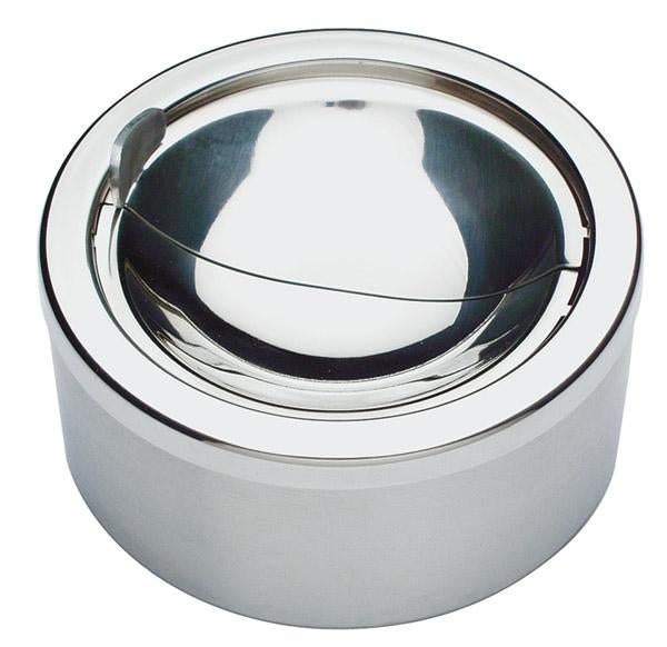 APS-Germany APS Windaschenbecher Trapdoor – Ø 11,5 × 7 cm, Edelstahl, matt, spülmaschinenbeständig