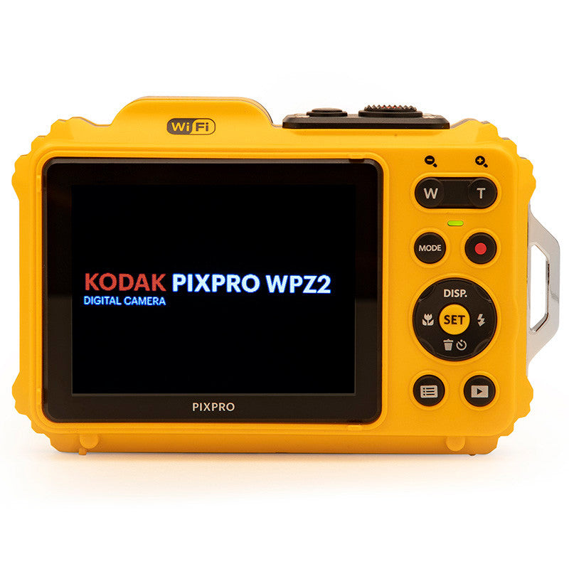 Kodak WPZ2 – Outdoor-Kompaktkamera, 16,3 MP 1/2,3", 1080p, 4× opt. Zoom, Gelb