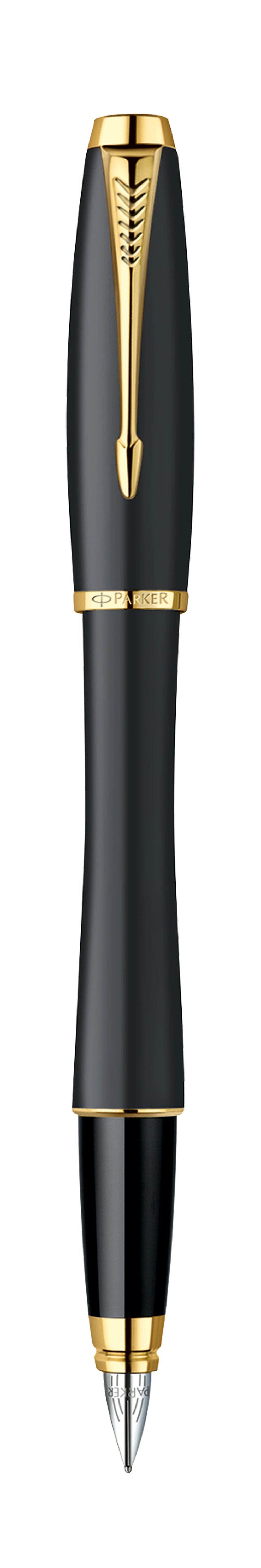 Parker DuoSet Urban Muted Black G.C. – Füllfederhalter & Kugelschreiber, Schwarz/Gold