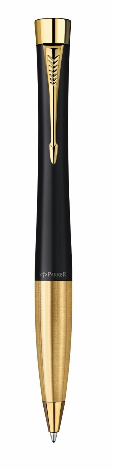 Parker DuoSet Urban Muted Black G.C. – Füllfederhalter & Kugelschreiber, Schwarz/Gold