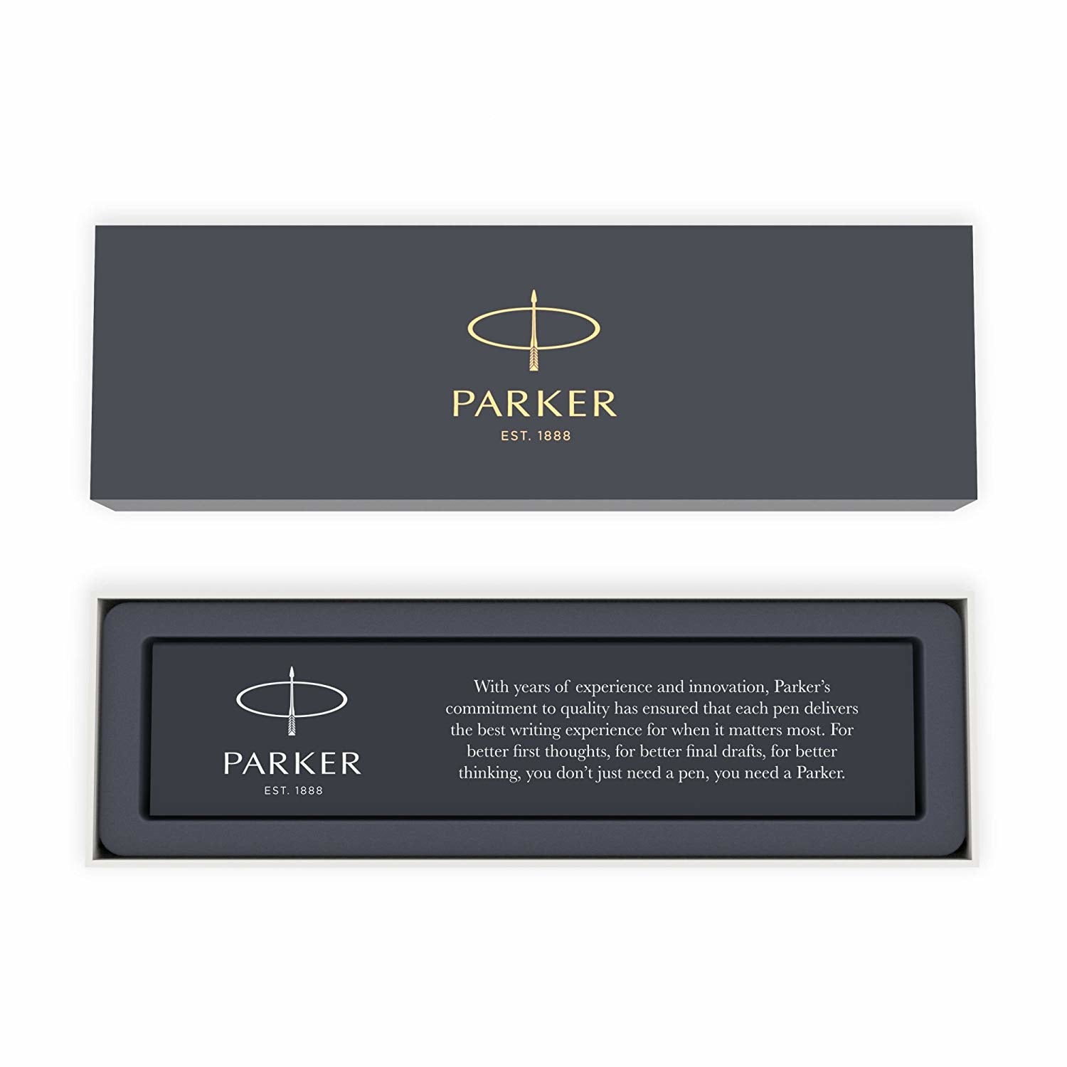 Parker IM Black C.C. Schreibgeräte-Set – Kugelschreiber + Füllfederhalter – M – Blau