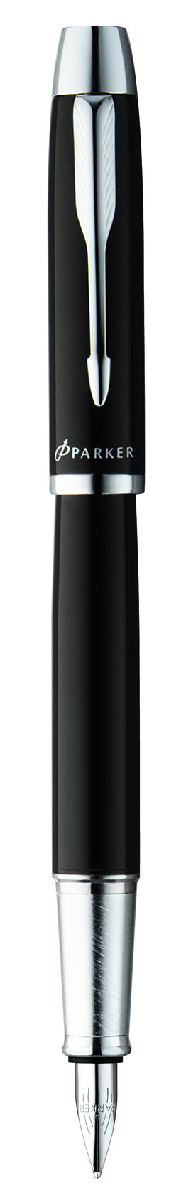Parker IM Black C.C. Schreibgeräte-Set – Kugelschreiber + Füllfederhalter – M – Blau