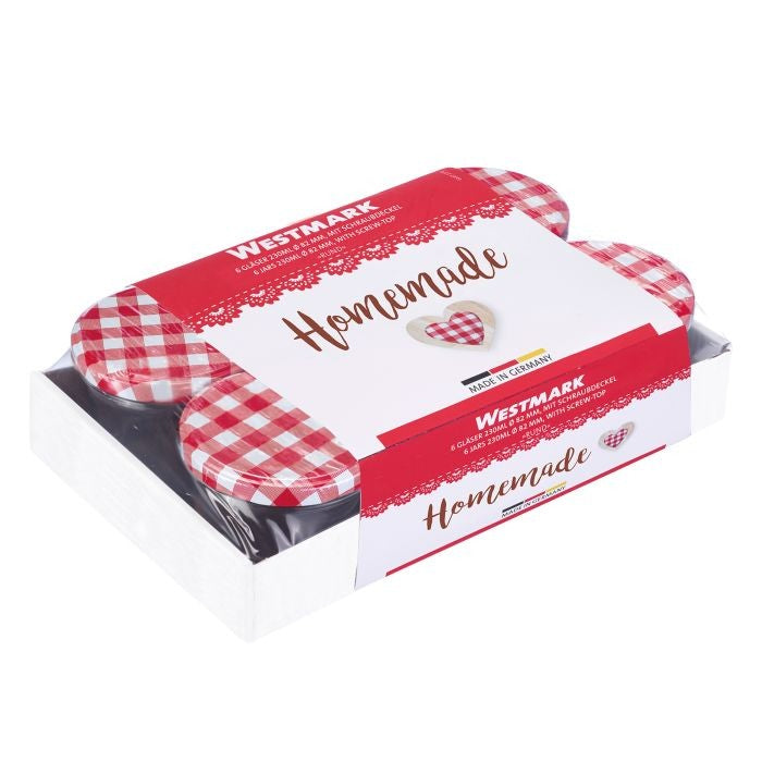 Westmark Vorratsdose 230 ml, Ø 8,2 × 6,5 cm, Glas, Transparent