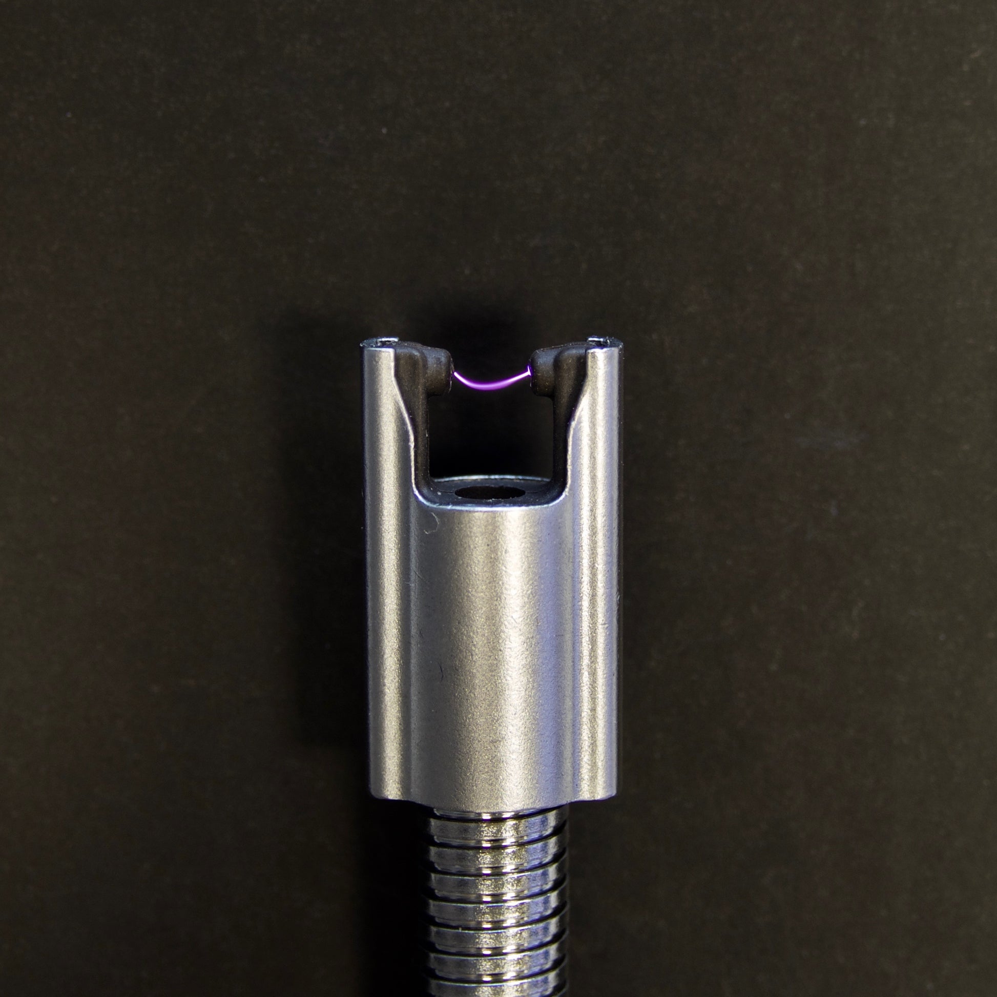 TFA-Dostmann Feueranzünder, 2,6 × 21,9 × 1,8 cm, Metall/Kunststoff, Schwarz, Flexibler Hals, mit Akku