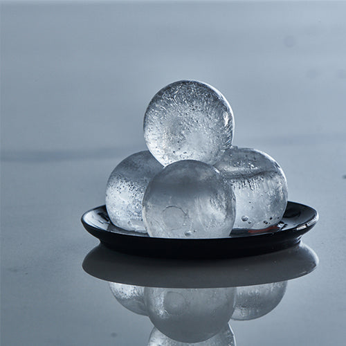 Lurch Eiswürfelform 20 Stk., Ø 3 cm, Silikon, Schwarz, mit Deckel