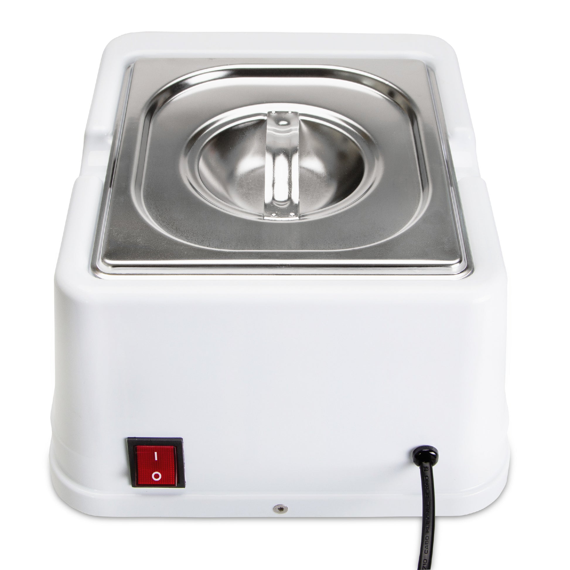 Städter Fondue-Set – Metall, 1,5 l, Netzbetrieb – Silber/Weiss