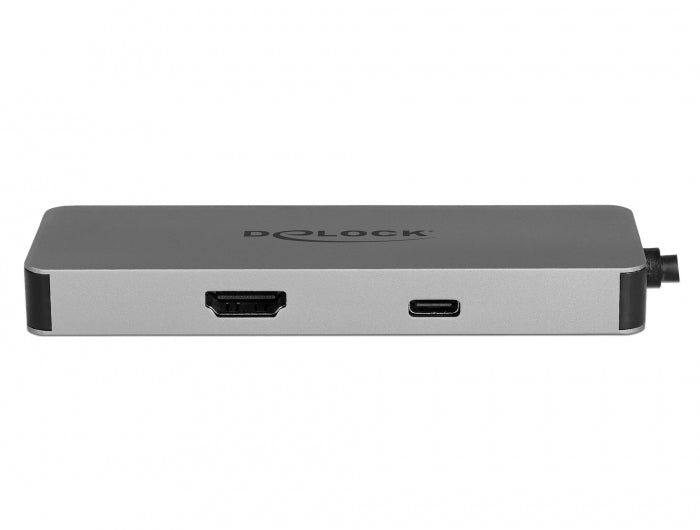 DeLOCK 87743 Dockingstation – USB-C, 1× HDMI, 3× USB-A, 87 W PD, SD/microSD, für Windows/Mac/Linux