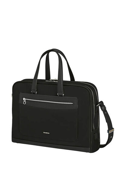 Samsonite Zalia 2.0 Notebook-Tasche – für Notebooks bis 15,6", 14,5 l, RFID-Fach, USB-Anschluss, Nylon, schwarz