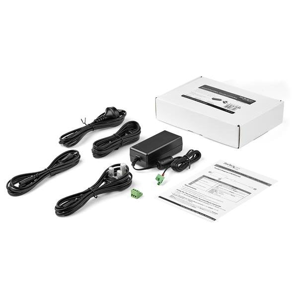 StarTech.com DC-Netzteil 65 W (20 V, 3,25 A) – Terminal-Block, 110–240 V Eingang – für industrielle USB-Hubs