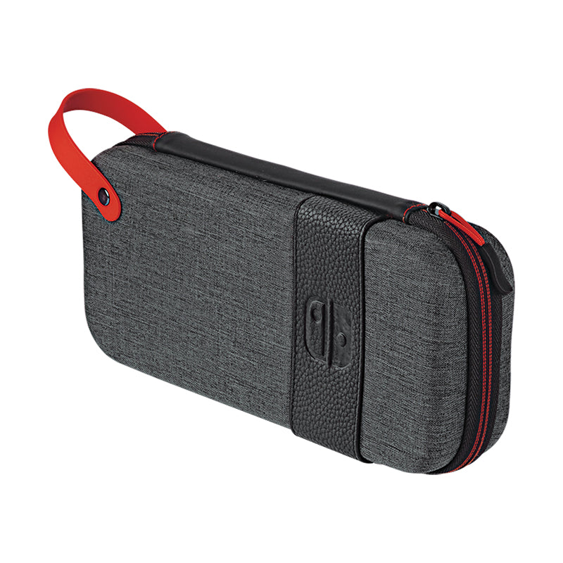 PDP Hartschalenkoffer – Halbstarr, 14 Kartenfächer – für Nintendo Switch/ Switch Lite/ Switch OLED – Schwarz