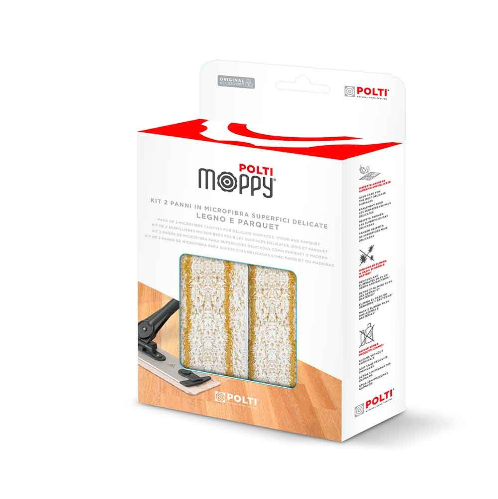 Polti Moppy Mopp-Pads – für Polti Moppy Modelle – 2 Stk.