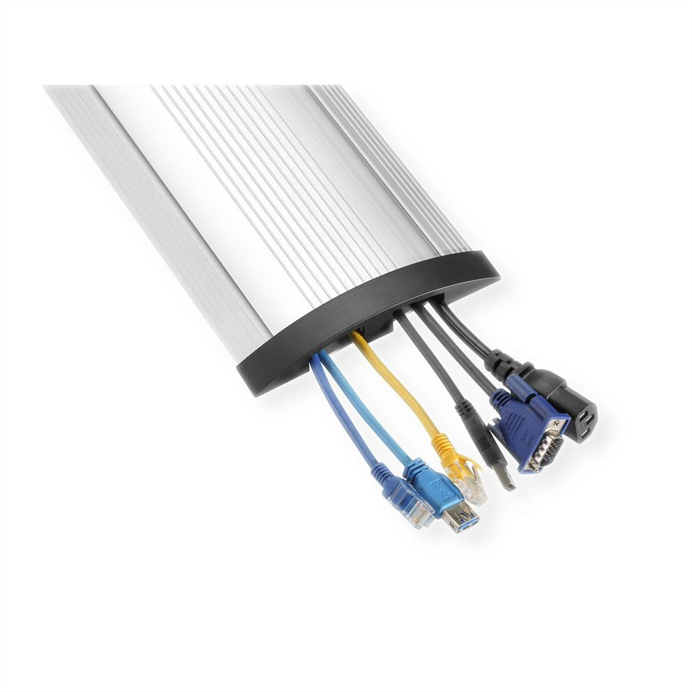 ROLINE Kabelbrücke – 1,1 m – Aussen 92×22 mm – Aluminium – Silber