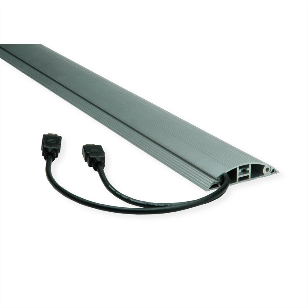 ROLINE Kabelbrücke – 1,1 m – Aussen 92×22 mm – Aluminium – Silber